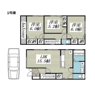 東京都国分寺市日吉町2【一戸建】の間取り