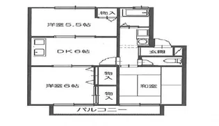 アビテ箕面A棟【2階】の間取り