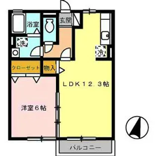 ステイトメント安宅A棟【1階】の間取り