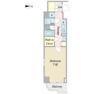 ザ・パールレジデンス下馬倶楽部【7階】の間取り