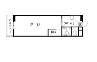 高知県高知市大津乙【マンション】の間取り