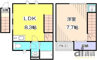 東京都中野区上鷺宮3【アパート】の間取り
