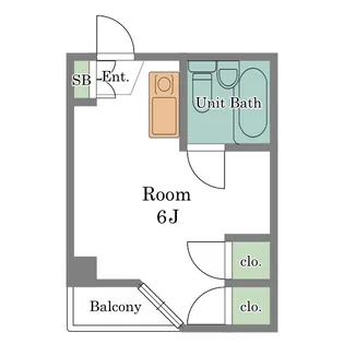 コーラルパレス【2階】の間取り