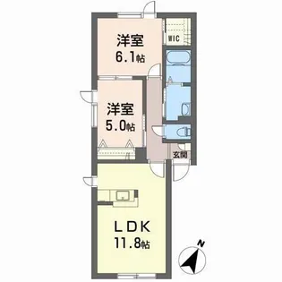 マリ アネックス【2階】の間取り