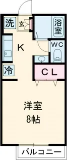 サンガーデン大山C【1階】の間取り