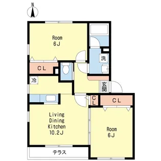ベルク【1階】の間取り