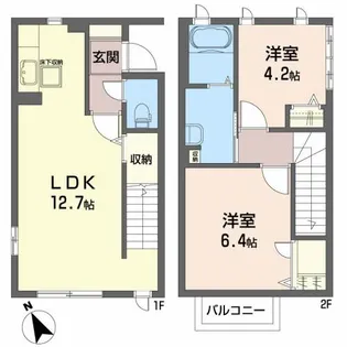 シャーメゾンTORUの間取り