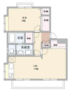 ガーデンヒルズ北上尾B【1階】の間取り