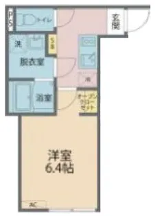 神奈川県相模原市南区上鶴間本町6【アパート】の間取り