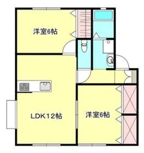 ヴィラ・サザンクロス【1階】の間取り