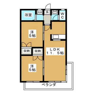 ベルドミール【4階】の間取り