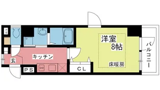 グリーンヒル宝池【2階】の間取り