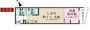 Jブラン西新井【1階】の間取り