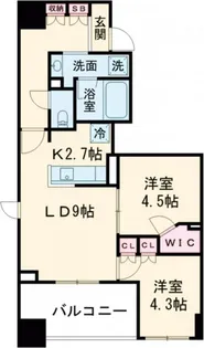 ASMACI MAISON両国II【2階】の間取り