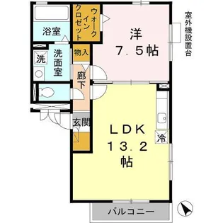 大阪府堺市堺区出島海岸通2【アパート】の間取り
