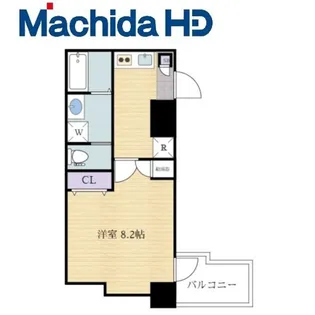 エヌエムキャトフヴァンサンク【2階】の間取り