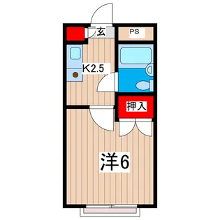 レナジア日立 B棟【3階】の間取り