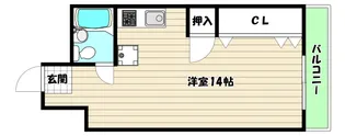 大阪府豊中市螢池東町2【マンション】の間取り