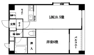 Ahkuty東谷山【8階】の間取り