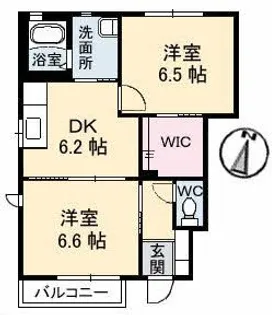 GRANDE AMOUR S V棟【1階】の間取り