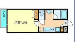 アスコット岩切駅前【2階】の間取り