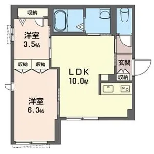 凛香 II【1階】の間取り