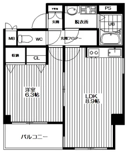 東京都杉並区南荻窪4【マンション】の間取り