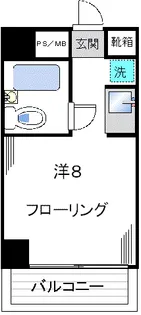 シャローム東中野【3階】の間取り