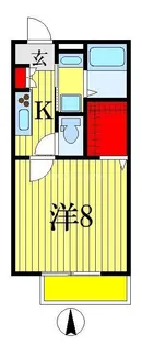 千葉県船橋市夏見台3【アパート】の間取り