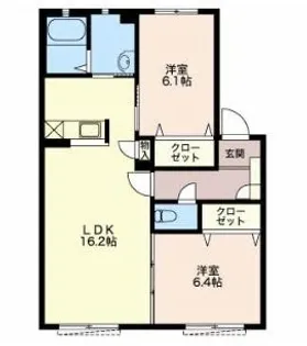 HOLIC川島【1階】の間取り