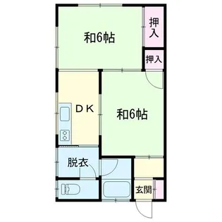 コーポ荒井【2階】の間取り