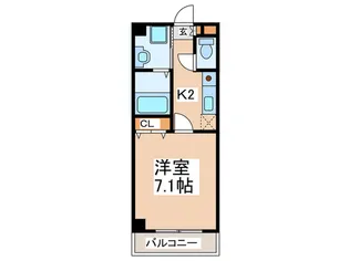 ベルデュ-ル調布国領【2階】の間取り