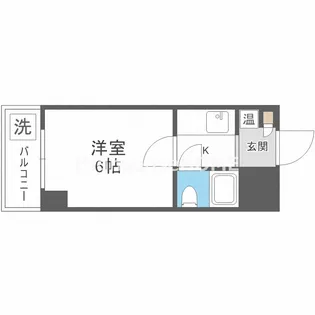 シャルムメゾン千林大宮【7階】の間取り