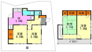 千葉県千葉市中央区仁戸名町【一戸建】の間取り