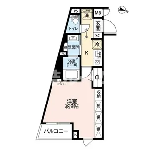 東京都練馬区豊玉中2【マンション】の間取り
