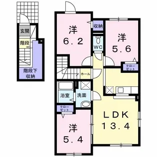 プリモ パラッツォ【2階】の間取り