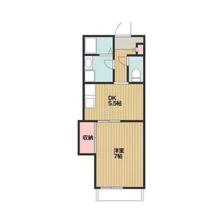 ポルテブーケ【1階】の間取り