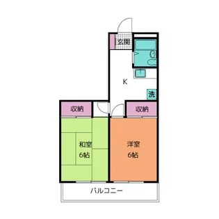 大仁マンション【3階】の間取り