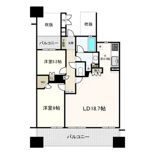 ラトリエ吉祥寺【6階】の間取り