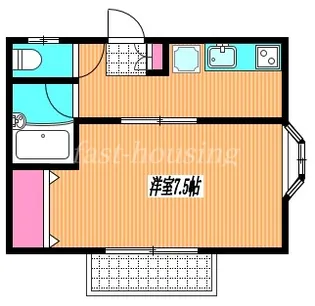 ロジェシャンドール【1階】の間取り