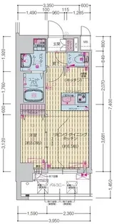 プレサンス岐阜ゼクシス【8階】の間取り