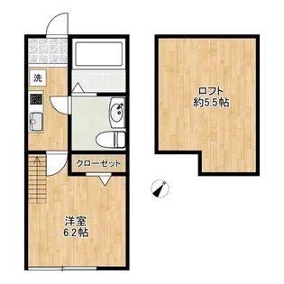アートハウス東海大学前【1階】の間取り