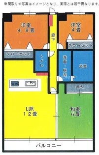 ロータスハウス【8階】の間取り