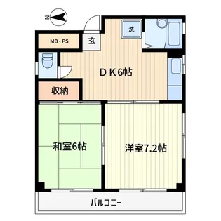 ドミール光陽【4階】の間取り