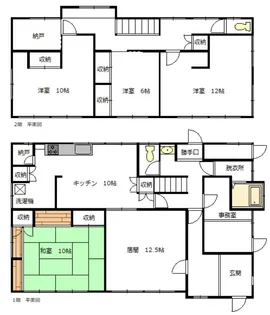 東京都小金井市中町2【一戸建】の間取り