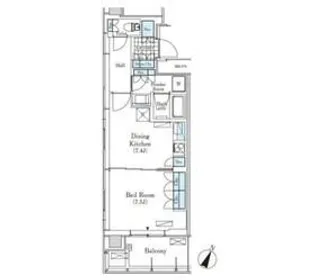 メルクマール京王笹塚レジデンス【15階】の間取り