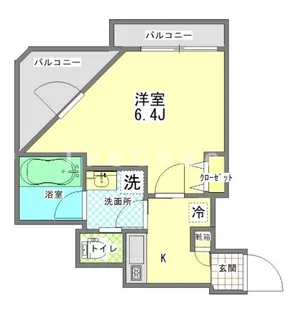 パレス・フォンテーヌ【3階】の間取り