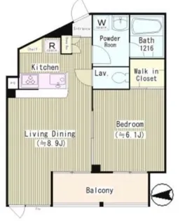 ゼルコバ上高井戸【5階】の間取り