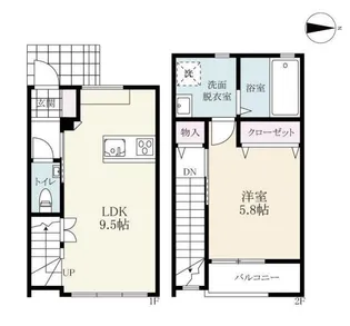 プレミアムアイランド立野の間取り