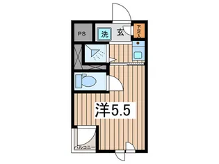 スカイコート西谷【3階】の間取り